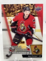2015-16 Upper Deck Full Force 3D Freshman Matt Puempel #105 Rookie RC Senators